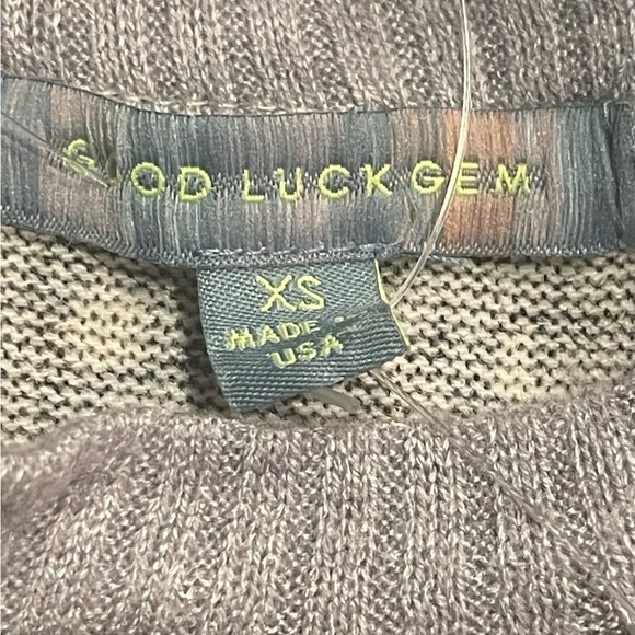 Good Luck Gem Brown and Gray Animal Print Sweater - Picture 8 of 9